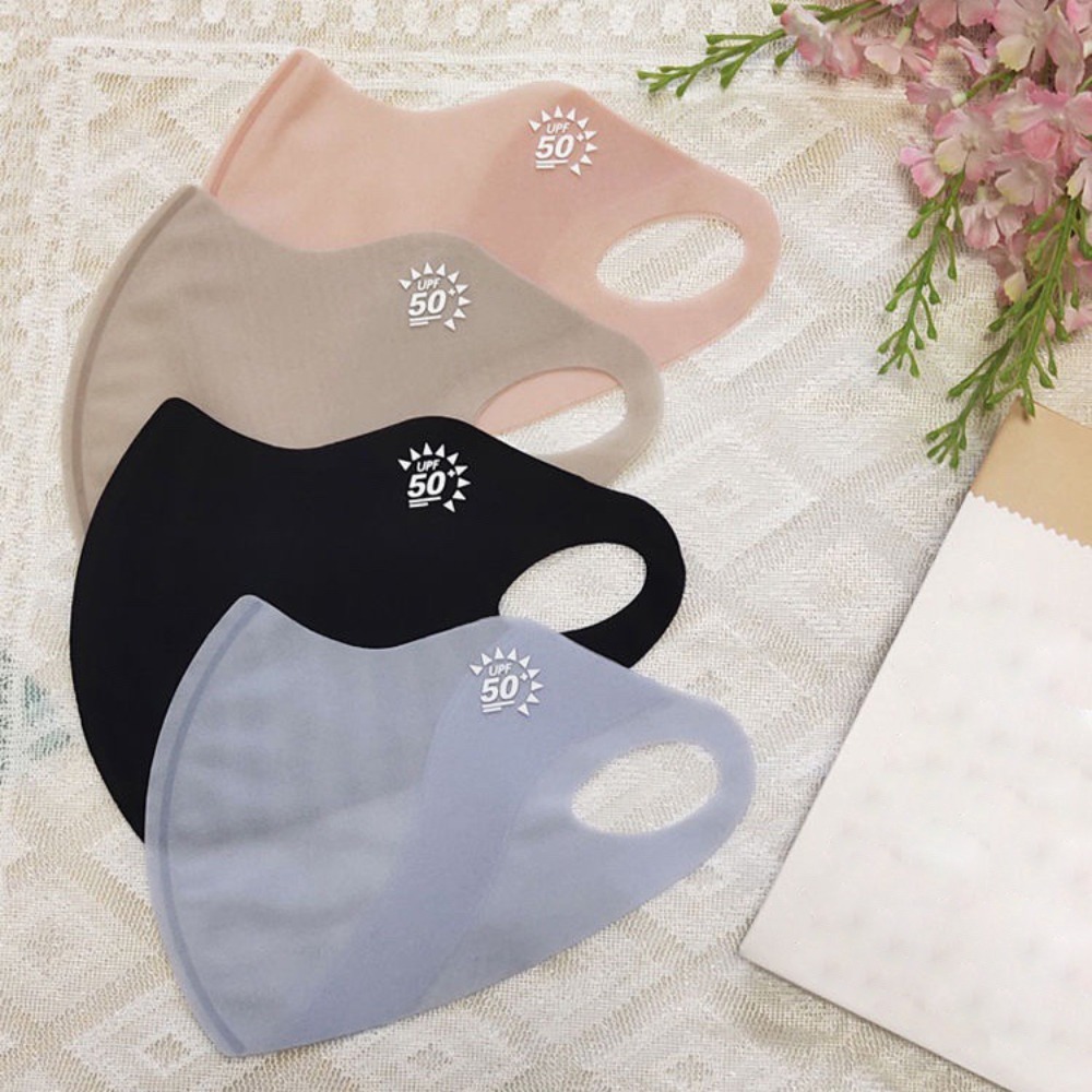 Ultrathin Anti-uv Ice Silk Sun - đánh giá và giá Cloth Face Mask Washable